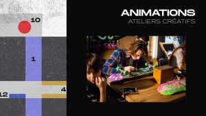 Slide de présentation du Cride Festival : Animations ateliers créatifs