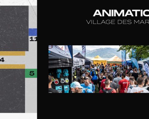 Slide de présentation du Cride Festival : Animations, Village des marques
